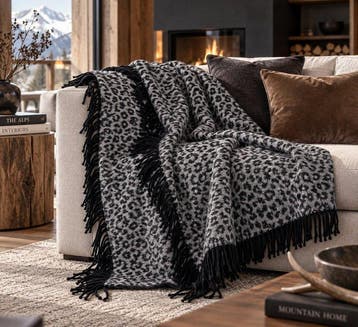 PLAID Exclusief Zeer Zacht met leopardengeprint - 200x150 cm