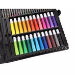 Maaleo Schilderset in Koffer - Junior - 168 stuks - Zwart, Ophalen of Verzenden, Nieuw