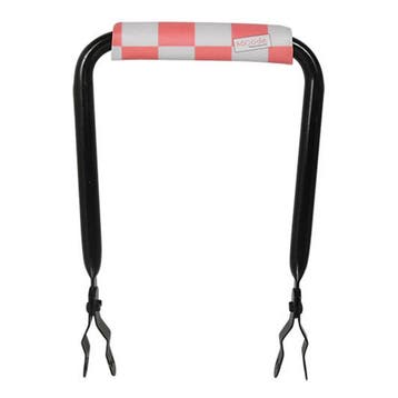 Hooodie Rugsteun Rugleuning  zwart met Pink Checkers rugkuss, Verzenden, Nieuw