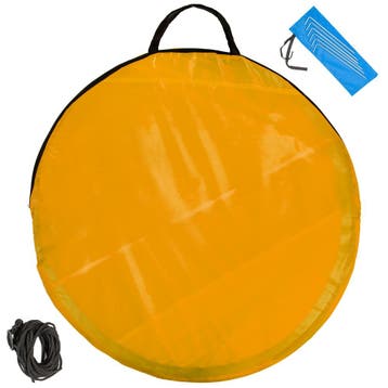 Pop up strandtent Jasmin - blauw / oranje, Verzenden, Nieuw