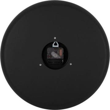 2dekans | Karlsson Wandklok Dual Disc - Zwart - Ø38cm -, Ophalen of Verzenden, Zo goed als nieuw