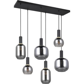 LED Hanglamp - Hangverlichting - Trion Pala - 6x Lichtpunten, Ophalen of Verzenden, Nieuw, Metaal