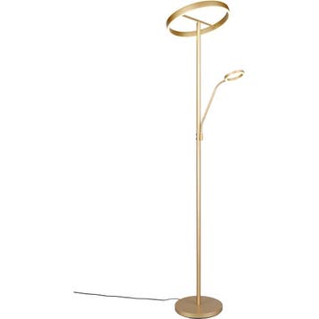 Vloerlamp - Dimbaar - 1-lichts - Chroom, 100 tot 150 cm, Nieuw, Overige fittingen, Ophalen of Verzenden