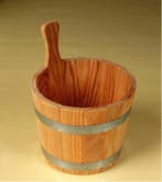 Sauna emmer lariks 5l, Verzenden, Nieuw