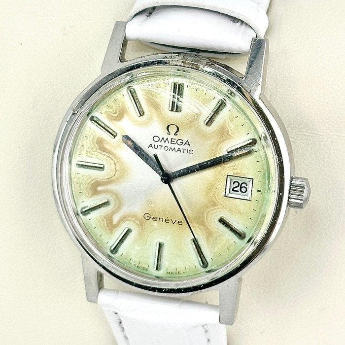 Omega - Automatic Genève Slim Original Dial - Zonder, Sieraden, Tassen en Uiterlijk, Horloges | Heren