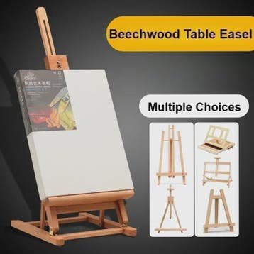Draagbare Houten Tafel Ezel - Verstelbaar Atelier Ezel voor, Dieren en Toebehoren