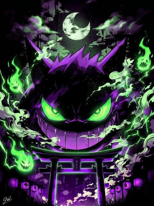 JZL - Gengar — Phantom Grin [XL Canvas Edition], Spelcomputers en Games, Spelcomputers | Overige Accessoires