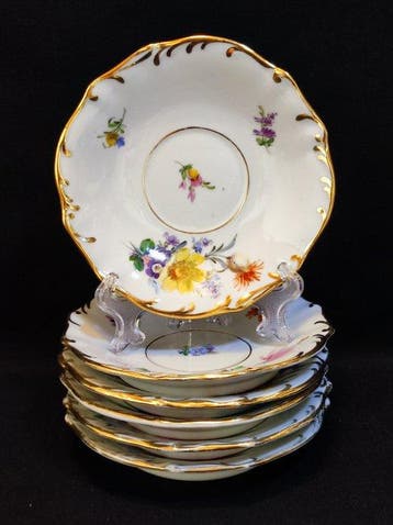 Teichert-Werke Stadt Meissen - Bord (6) - 6er Set kleine, Antiek en Kunst