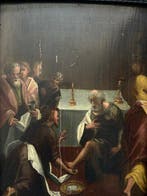 Europese school (XIX) - Voetwassing door Jezus, Antiek en Kunst