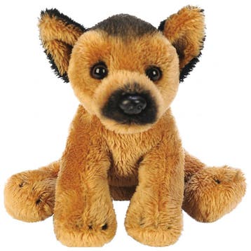 Pluche herdershond knuffel - zacht - 13 cm - hondenknuffel, Kinderen en Baby's, Speelgoed | Knuffels en Pluche, Verzenden, Nieuw