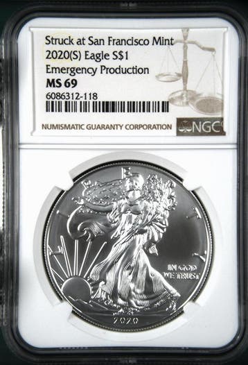 American Eagle 1 oz 2020, Verzenden, Midden-Amerika, Losse munt, Zilver