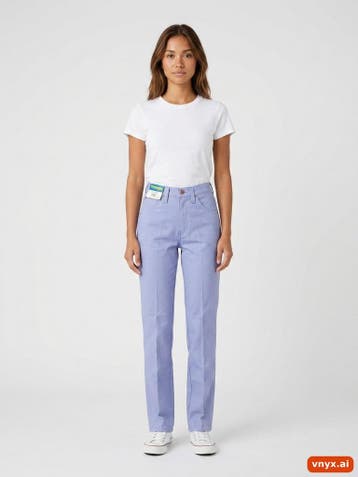 Wrangler Jeans Dames maat W25 / L34 Lichtblauw Vintage, Ophalen of Verzenden, Nieuw