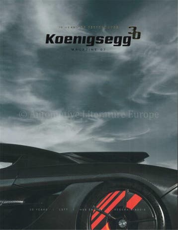 2024 KOENIGSEGG MAGAZINE ENGELS, Nieuw, Author