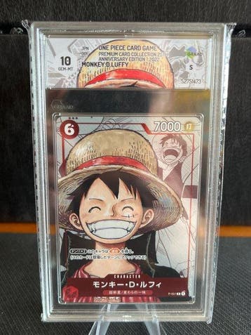 Bandai - 1 Graded card - One Piece - Monkey D. Luffy P-001, Nieuw