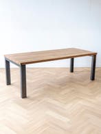 Massief eiken eettafel | 5cm dik | houten tafel | Vavivo, Vijf personen of meer, Eikenhout, Rechthoekig, Nieuw