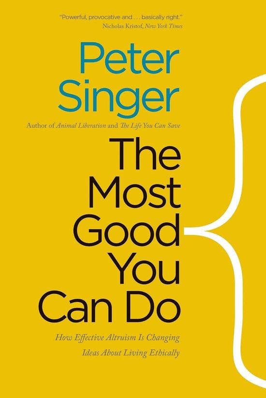 The Most Good You Can Do 9780300219869 Peter Singer, Boeken, Taal | Engels, Gelezen, Verzenden