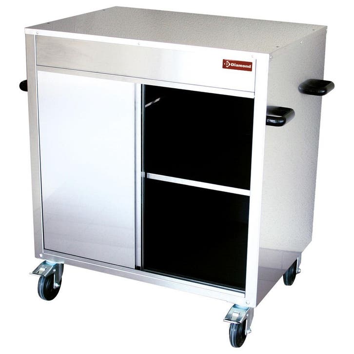 Diamond Onderkast Kippengrill | RVS | 4 Wielen | 850x700x105, Zakelijke goederen, Horeca | Keukenapparatuur, Nieuw in verpakking