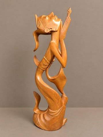 Balinees houtsnijwerk art deco stijl - Beeld - Indonesië
