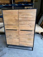 Toulon bergkast, mangohout (nieuw, outlet), Huis en Inrichting, Kasten | Wandmeubels, Nieuw, Overige houtsoorten