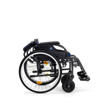 VERMEIREN D200 Split Rolstoel - Zwart/Blauw - zitbreedte 42, Ophalen of Verzenden, Nieuw