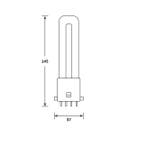 Bailey LED PL-S 4.5W/830/4P | vervangt Philips PL-S 9W/83..., Ophalen of Verzenden, Nieuw