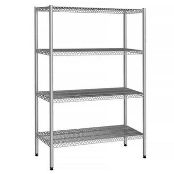 GGM Gastro | RVS stelling - 1230x500mm - Diepte: 500mm - met, Verzenden, Nieuw in verpakking