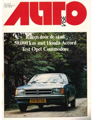 1979 AUTOVISIE MAGAZINE 12 NEDERLANDS, Boeken, Nieuw, Author
