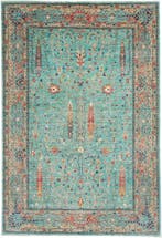 Moderne bloemendesign vloerkleed - Vloerkleed - 298 cm - 203, Huis en Inrichting, Stoffering | Tapijten en Kleden, Nieuw