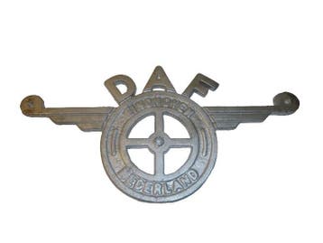 Logo voor DAF Oud Model Gietijzer Oldskool, Auto-onderdelen, Ophalen of Verzenden, Nieuw