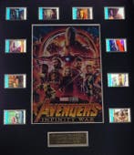Avengers Infinity War - Framed Film Cell Display with COA, Nieuw