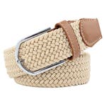 Fako Fashion - Elastische Riem - Canvas - Gevlochten - 105cm, Verzenden, Nieuw