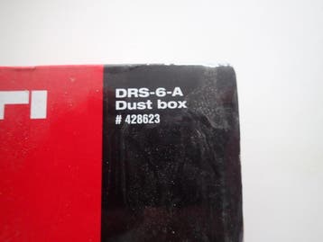 1x orig. HILTI DRS-6-A Dust box, Staubbox, Filter #428623, Ophalen of Verzenden, Gebruikt