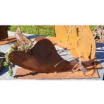 Vintage decoratief hart scheef | 35cm x 17cm | Patina, Huis en Inrichting, Verzenden, Nieuw