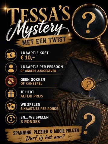 Super Mystery met een twist, Diversen, Verzenden