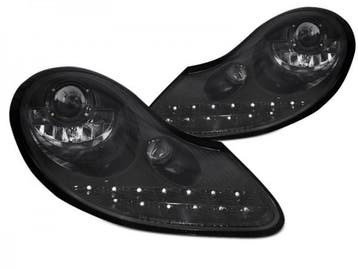 Koplampen Porsche 911 / 996 97-02 Boxster 986 LED glans zw.., Ophalen of Verzenden, Nieuw