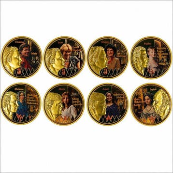 Nederland. Set of 8 medals Dutch Key-Princesses of, Postzegels en Munten, Munten | Nederland