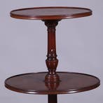 Grote 18e eeuwse Dumb Waiter met drie roterende bladen No381, Ophalen of Verzenden