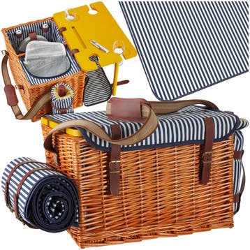 Picknickmand Texel voor 4 personen, Verzenden, Nieuw