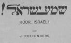 Hoor Israël!, Verzenden, Jodendom, Nieuw, Rottenberg