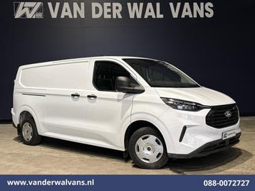 Ford Transit Custom | 2.0 TDCI 136pk L2H1 Euro6 Airco |, Gebruikt, Euro 6, Wit, Dealer onderhouden