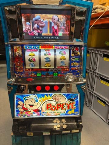Sammy - pachislo - Popeye - Videogame - doos, Nieuw