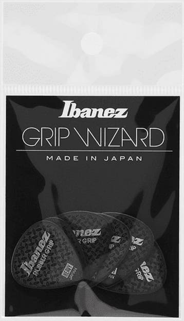 Ibanez PPA16HRGBK Rubber Grip Teardrop plectrum Heavy 1.0mmm, Ophalen of Verzenden, Nieuw, Elektrische gitaar