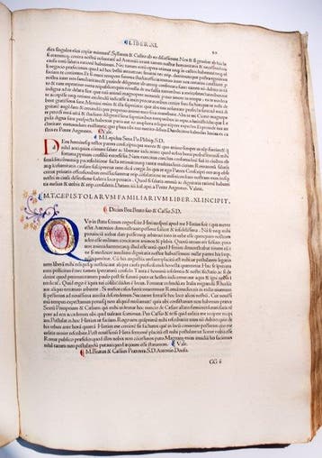 Cicero - [Incunable] Epistolae - 1499