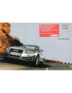 2005 AUDI A4 CABRIOLET BROCHURE DUITS, Boeken, Auto's | Folders en Tijdschriften, Nieuw, Audi, Author