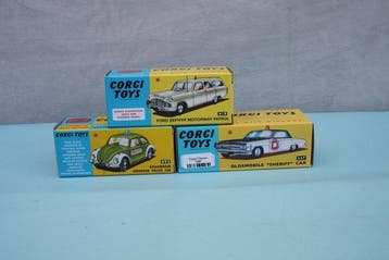 Corgi 1:43 - Modelauto (3) - 3 x 1960s Corgi Toys, Nieuw