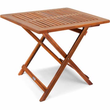 Bijzettafel Acaciahout 70x70x73cm Inklapbaar (Tafels), Verzenden, Nieuw