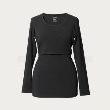 Boob Zwangerschapsshirt Positieshirt Zwart lange mouwen, Kleding | Dames, Positiekleding, Nieuw