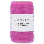 Katia Concept 50 Mohair Shades - 52 magenta - Mohair Garen, Hobby en Vrije tijd, Breien en Haken, Ophalen of Verzenden, Nieuw