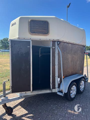 Leuke Impex 2 Paards Paardentrailer / aanhanger / foodtruck!, Ophalen, Zo goed als nieuw, 2-paards trailer