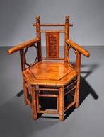 Fauteuil - Pear - China - Faux Bamboo